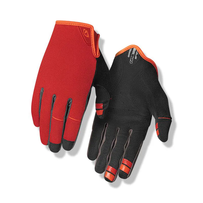 Giro DND Dirt Gloves in Red Orange