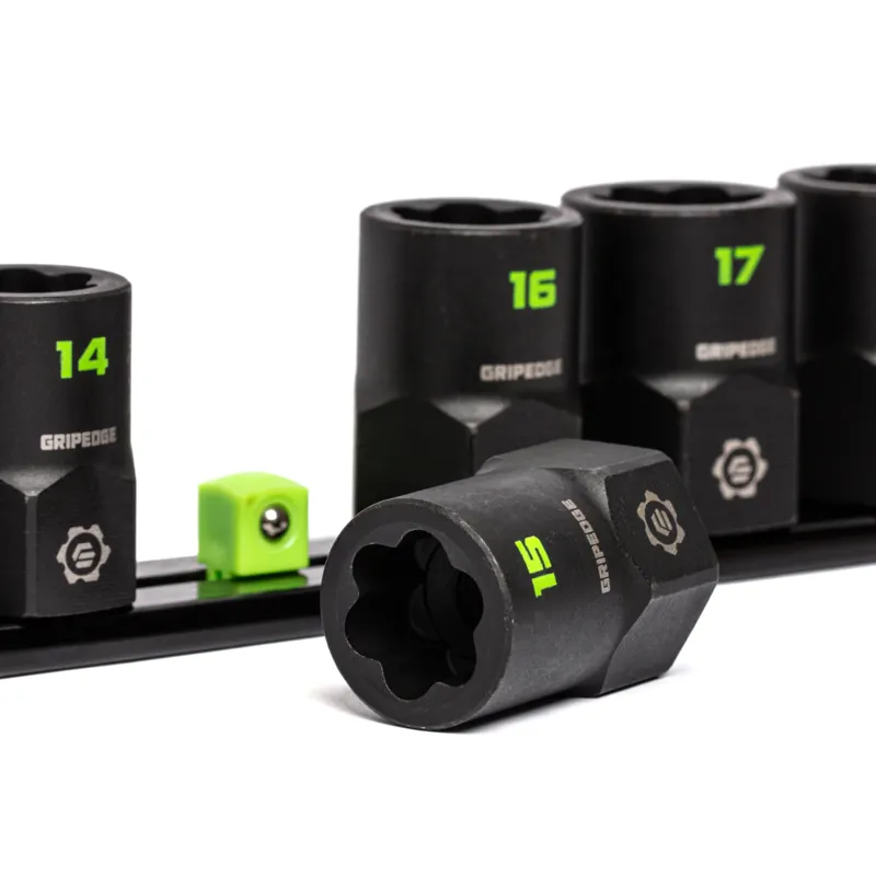 Grip Edge RPT 10-Pc 3/8 inch Drive Metric Socket Extractor Set-3