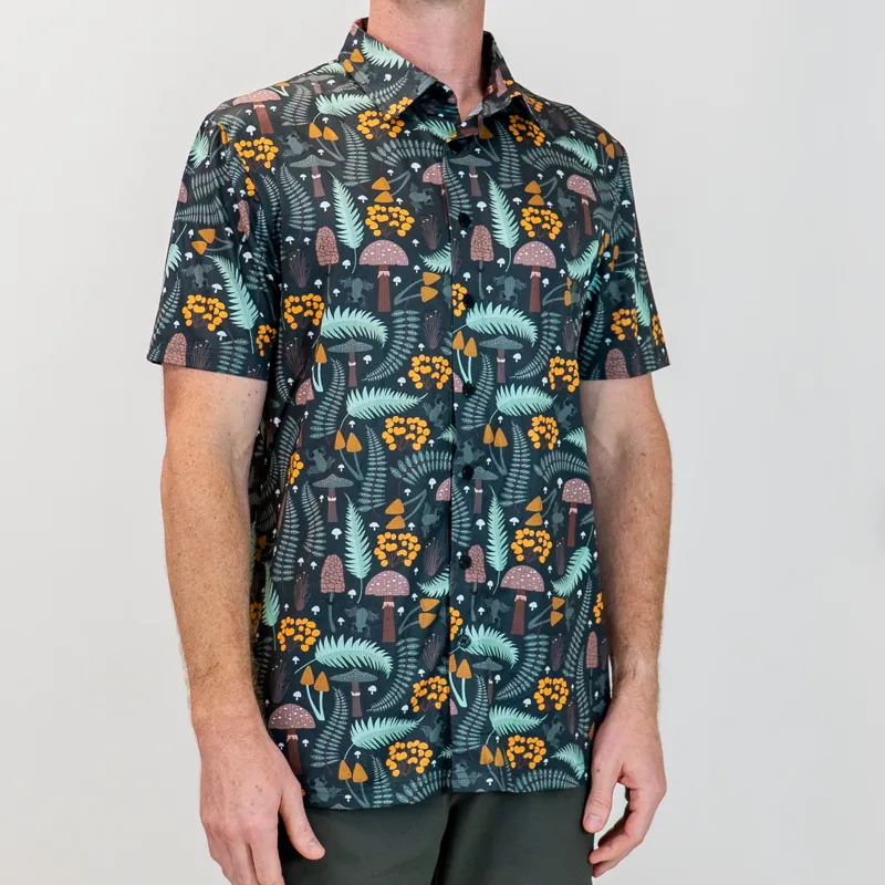 Handup FlexGRID Button Up Shirt Girls in Pink-2