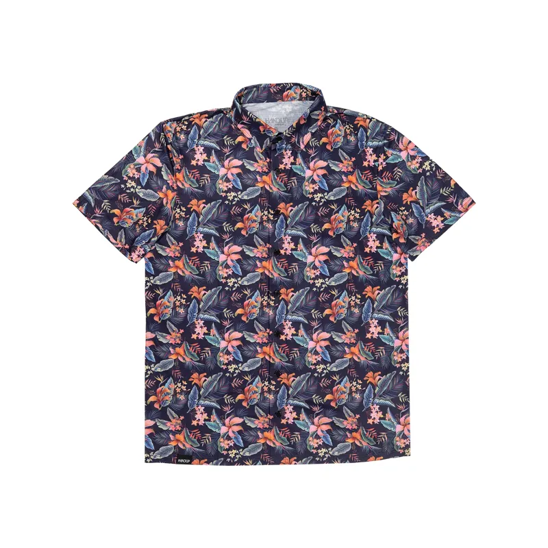 Handup FlexGRID Button Up Shirt Midnight in Maui