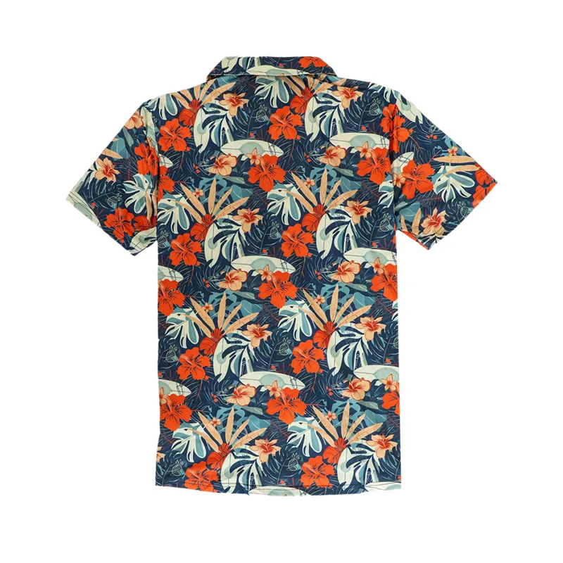 Handup FlexGRID Button Up Shirt Paradise Pedal -1
