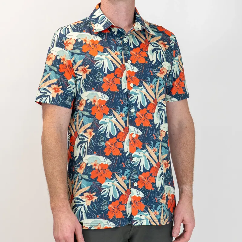Handup FlexGRID Button Up Shirt Paradise Pedal -2