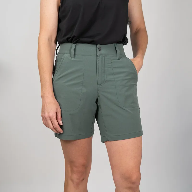Handup Hot Lap Women's Shorts in Sage-2