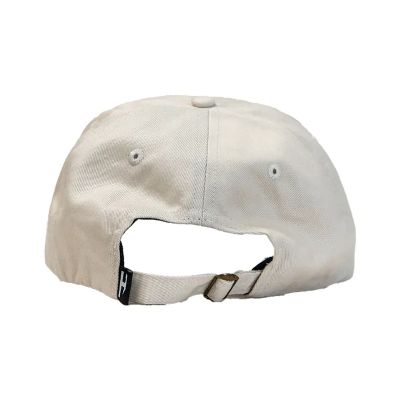 Handup Unstructured Dad Hat in White-2