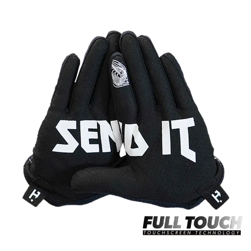 Handup Vented Lite Hot Days Gloves Topo Map Black-1