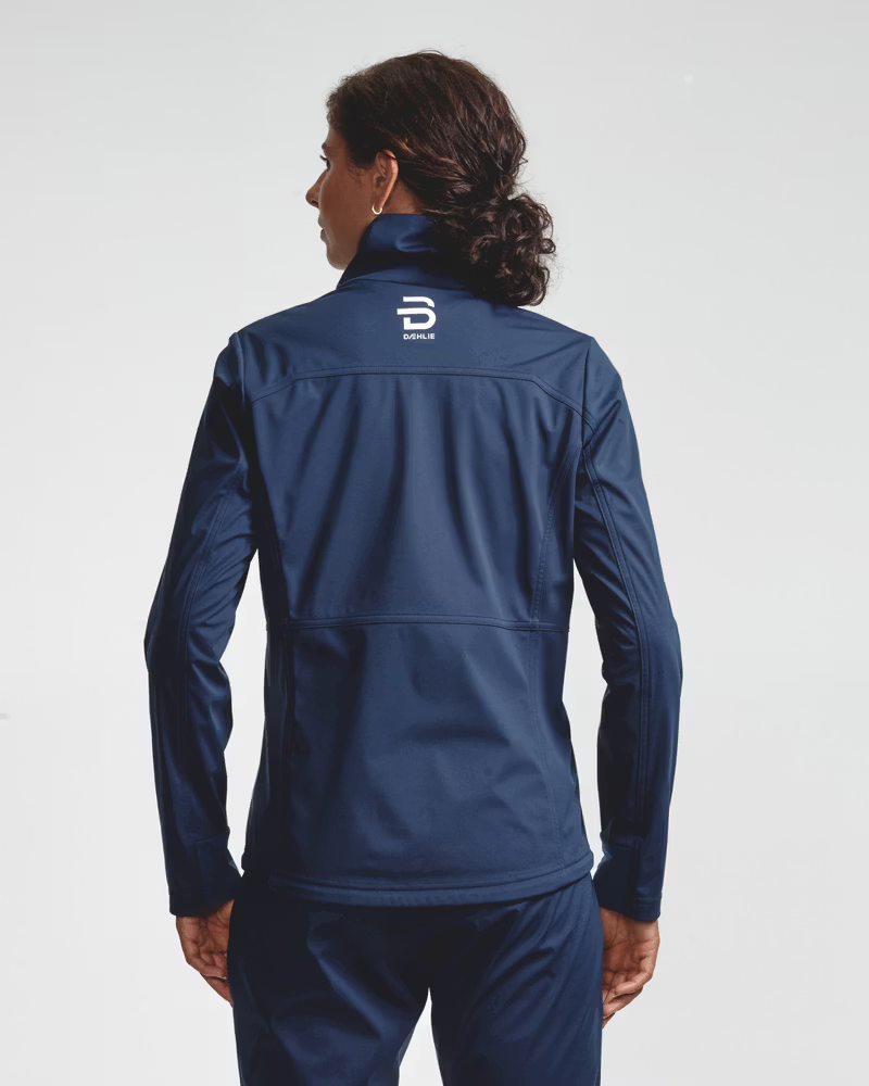 Daehlie Shift Jacket Women in Navy-3