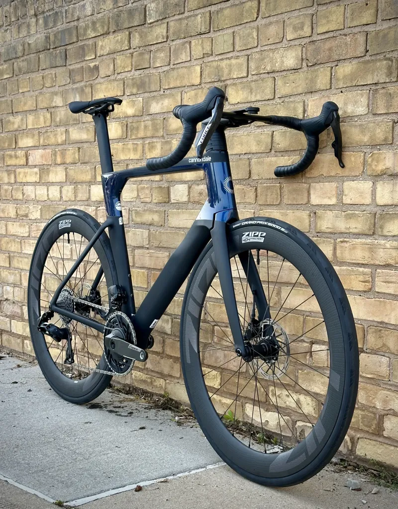 Cannondale SystemSix Force Road Bike Matte Black/Midnight Blue 58cm -1