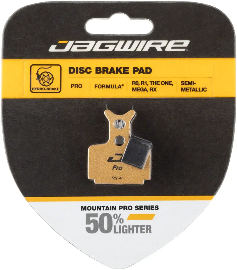 Jagwire Mountain Pro Alloy Semi-Metallic Disc Brake Pads Formula T1/R1-1