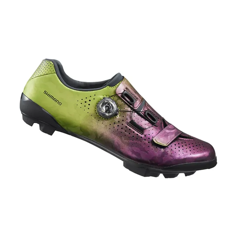Shimano SH-RX800 MTB Shoes Purple/Green