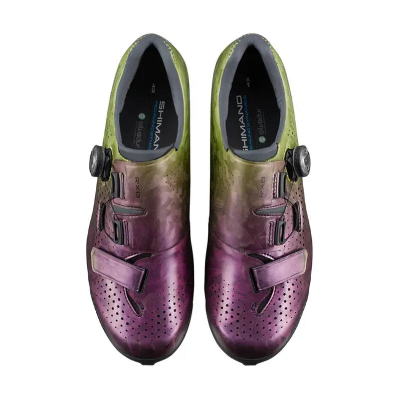 Shimano SH-RX800 MTB Shoes Purple/Green-1