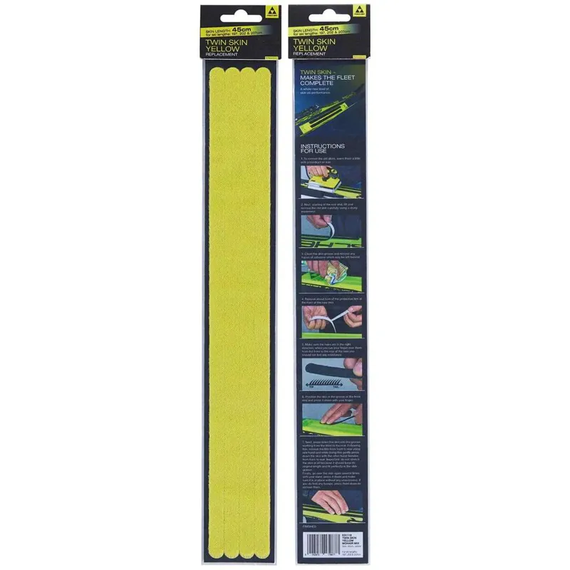 Fischer Twin Skin Yellow Replacement Mohair Mix