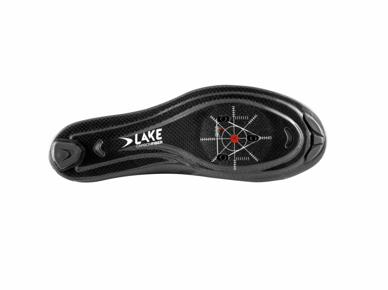 Lake Cycling CX239-X Shoes: White / Black WIDE-1