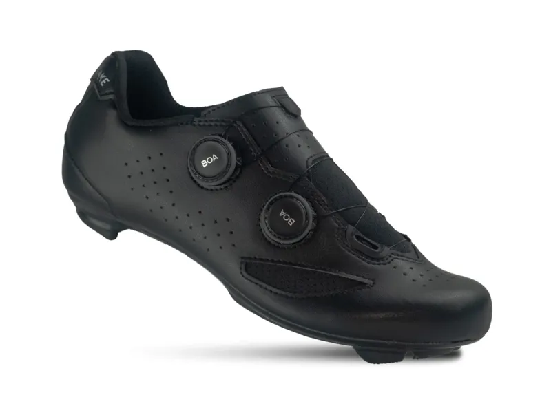 Lake Cycling CX190 Regular Shoe in Black/Silver-1