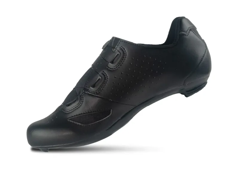 Lake Cycling CX190 Regular Shoe in Black/Silver-2
