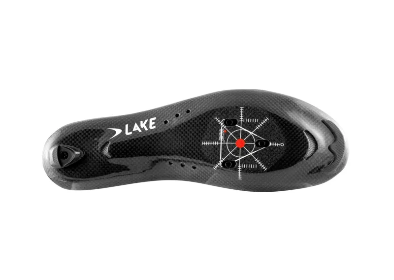 Lake Cycling CX333-X Wide Shoes in White/Black-3