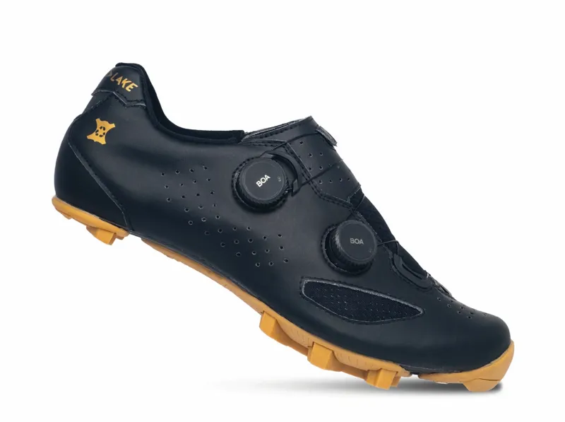 Lake Cycling MX239 Gravel Shoes in Black/Gold