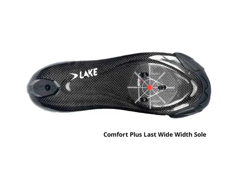 Lake Cycling TX224 Regular Shoe in White/Black-5