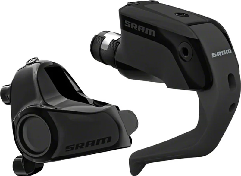 Sram Force E1 Aero Stealth-A-Majig Connected Rear Caliper Brake Lever Flat Mount 20mm Offset 2000mm Hose in Stealth