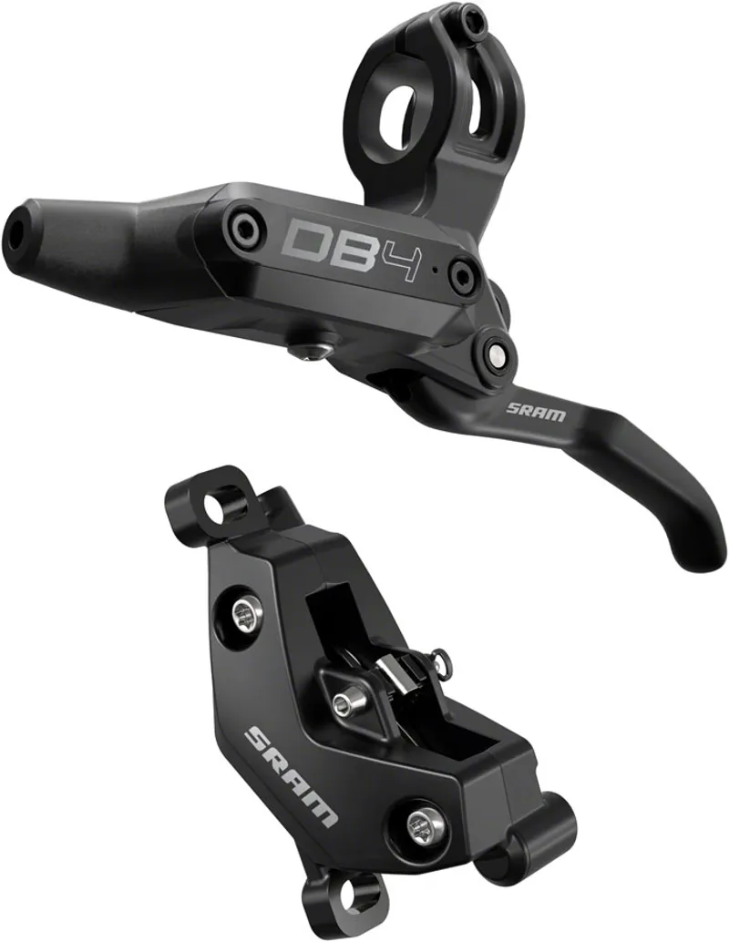 SRAM DB4 Disc Brake and Lever - Left Post Mount Diffusion Black A1