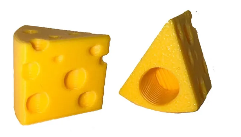 Osco Olympic Cheese Wedge Valve Cap Pair