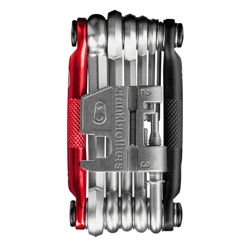 Crankbrothers M17 Multi-Seventeen Tool Matte Black / Red