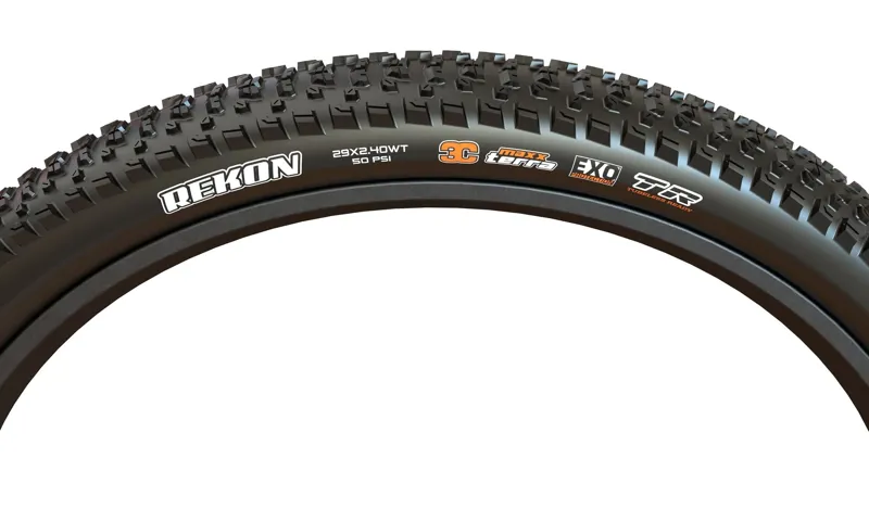 Maxxis Rekon Folding Dual Compound EXO TR 27.5x2.4 Tire in Black-1