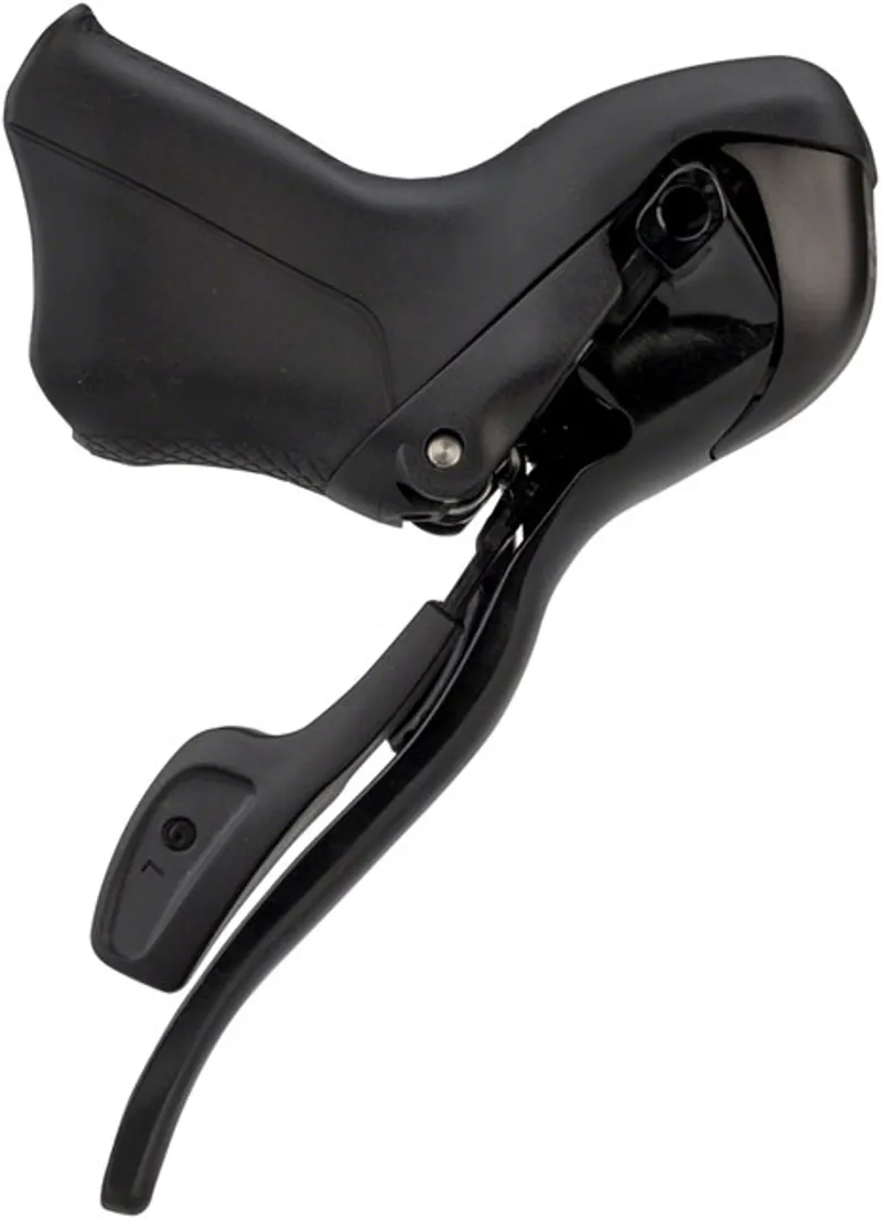 Microshift R8 Left Drop Bar Shift Lever Triple Shimano in Black-1
