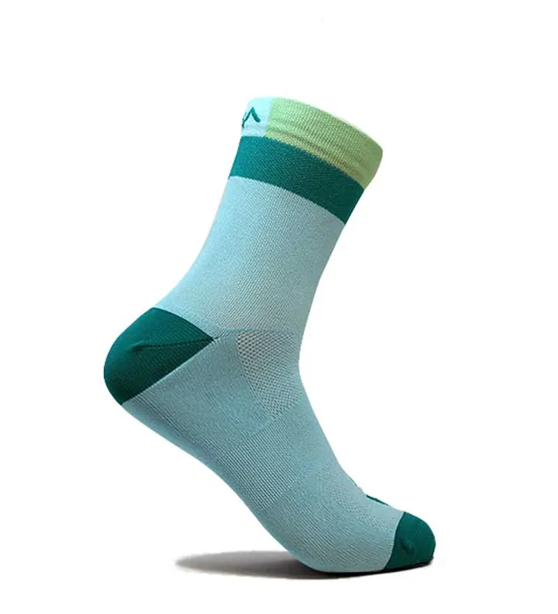 Mint Socks The Mason Cycling Socks 5 inch in Green