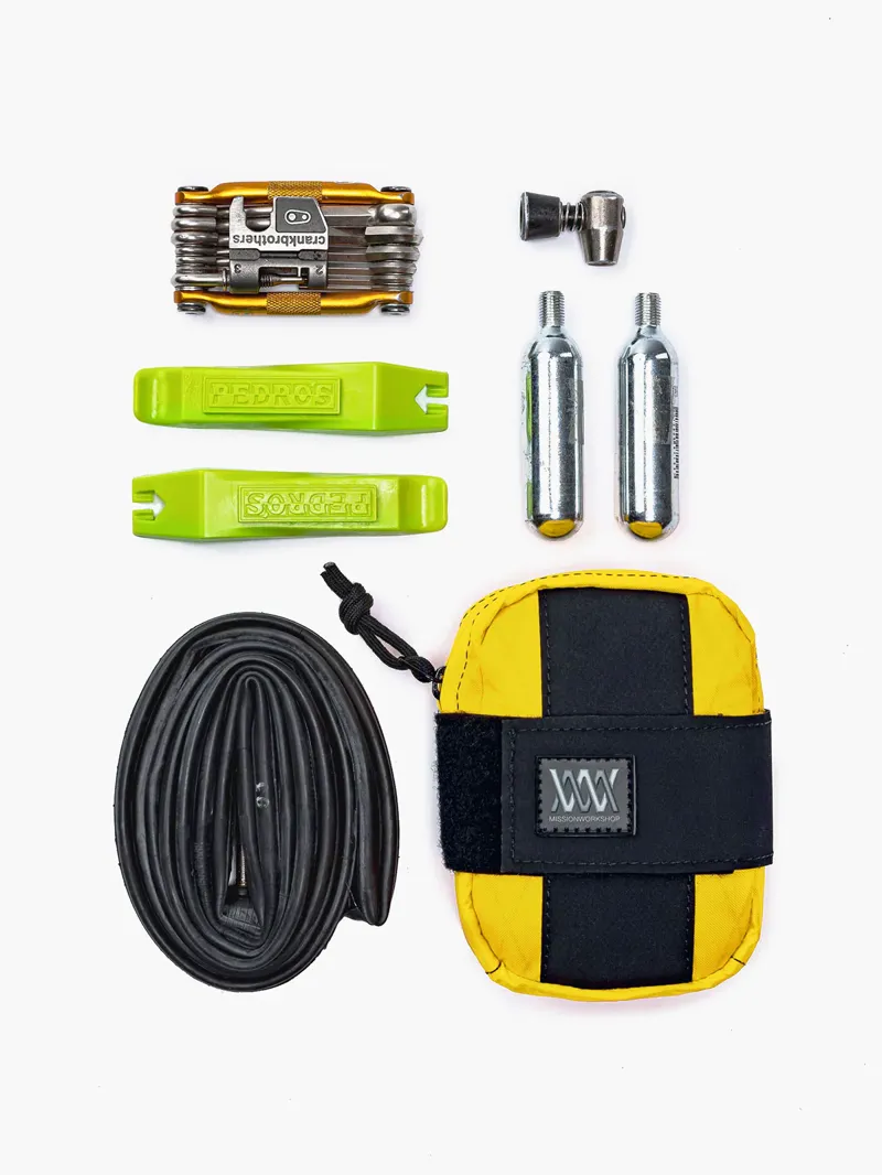 Mission Workshop Mission Saddle Bag in Black-1