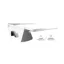 Tifosi Optics Moab Lite Sunglasses in Matte White with Light Night Fototec Lens