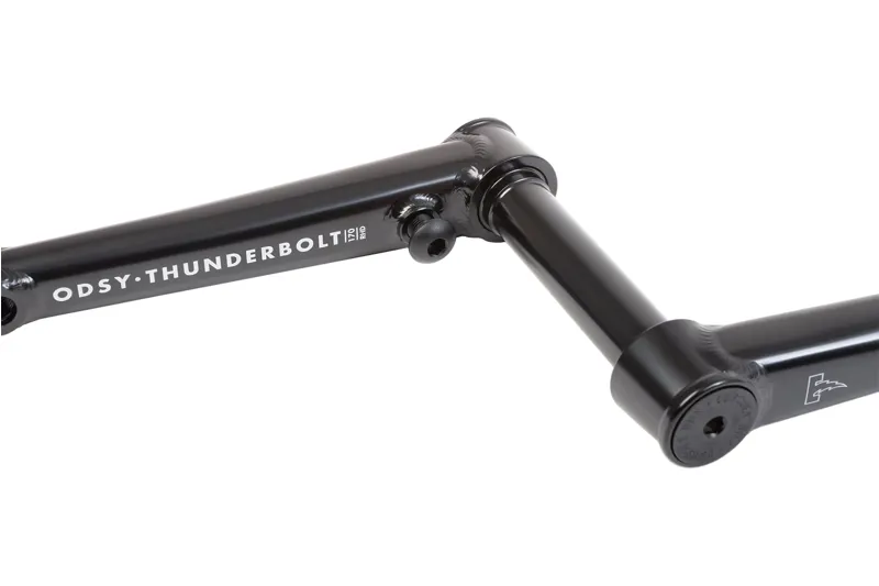 Odyssey Thunderbolt Crankset 165mm RHD Rust Proof in Black-3