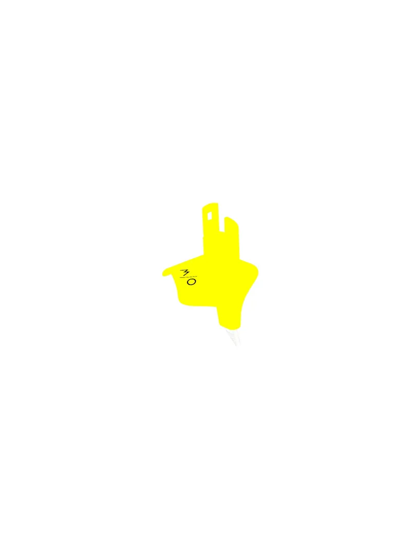One Way Exchange Basket Medium in Neon Yellow