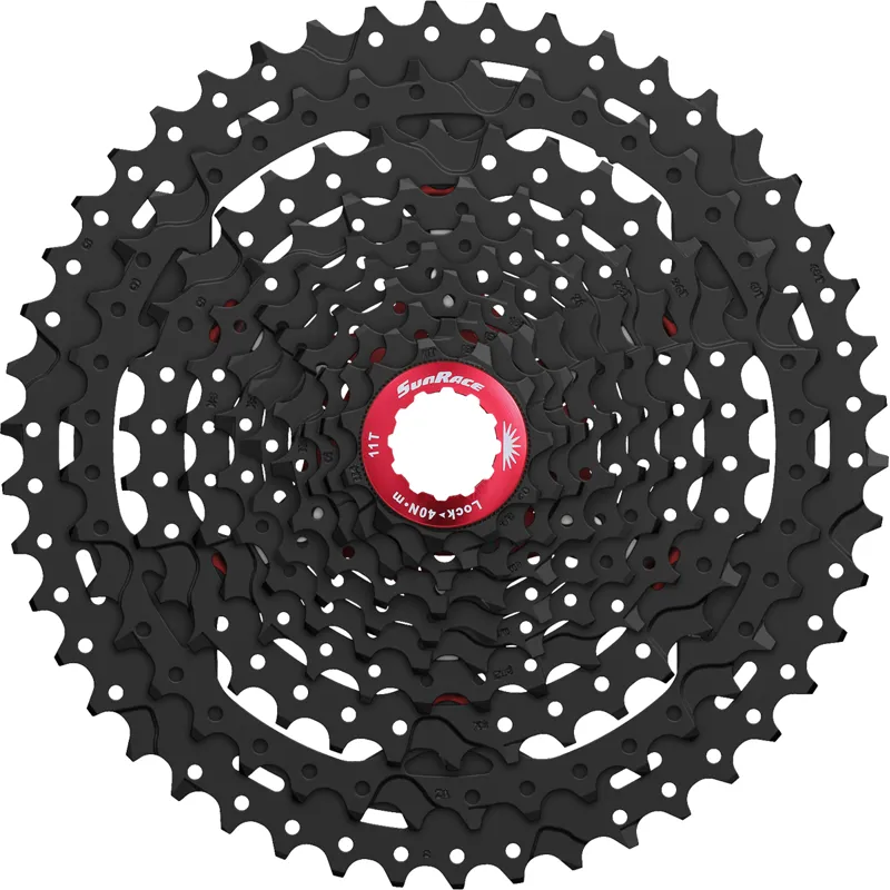 Sunrace 11-42t 10 Speed MTB Cassette in Black