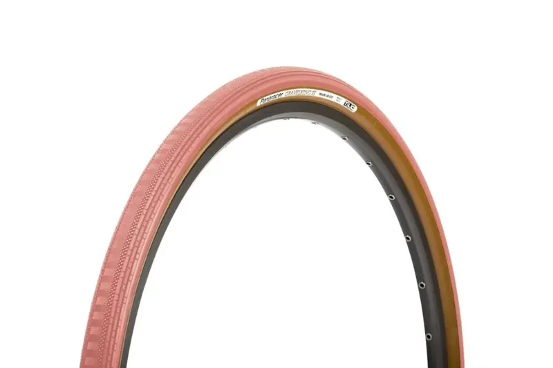 Panaracer Gravelking Folding Semi-Slick Tire Pink / Brown - 700X32c