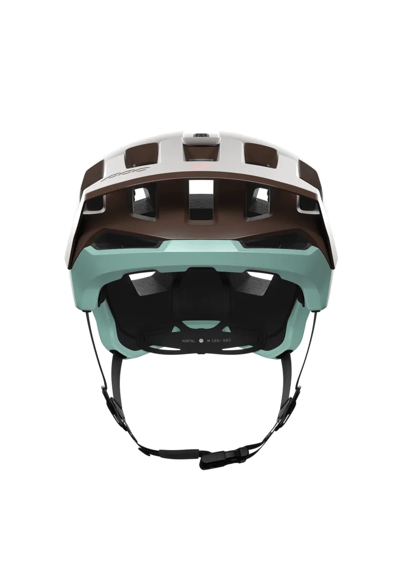 POC Kortal Race MIPS MTB Helmet Medium in Bronzite Brown Matt/Lazurite Blue Matt-2
