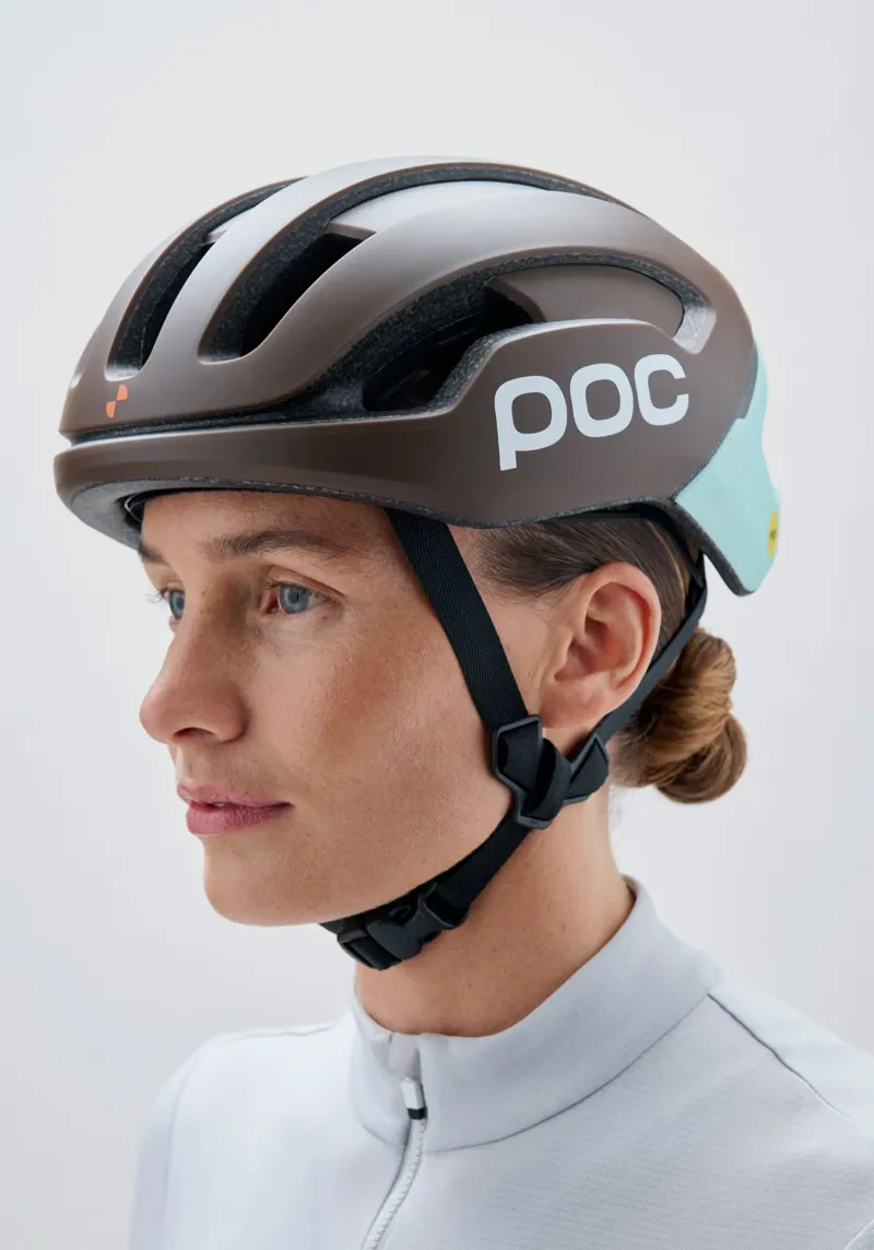 POC Omne Air MIPS Cycling Helmet in Bronzite Brown-4