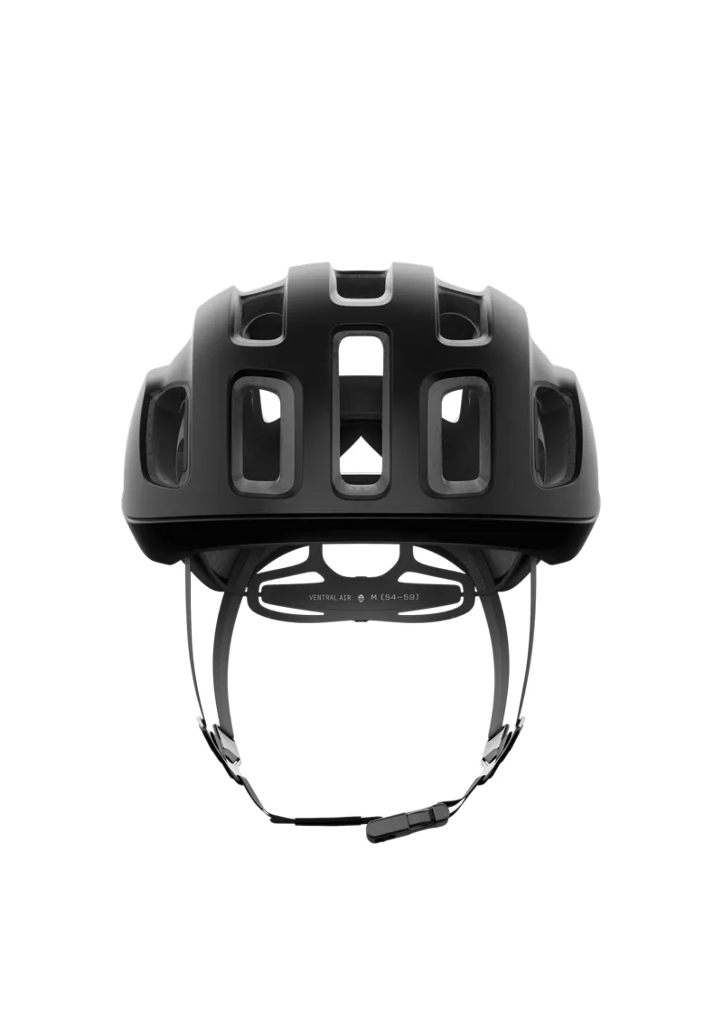 POC Ventral Air MIPS Cycling Helmet in Uranium Black Matt/Fluorescent Orange Matt-2