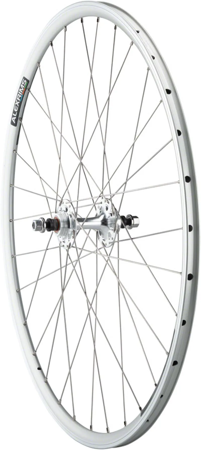 Quality Wheels Value Double Wall Track Rear Wheel 700c in Silver-1