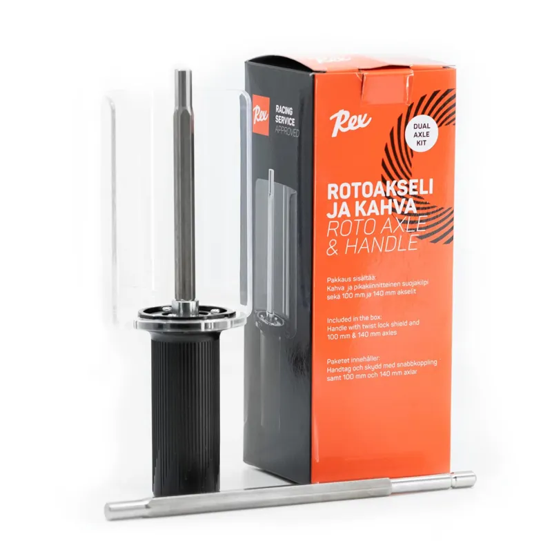 Rex Roto Brush Handle and Axle Kit with QR 100mm and 140mm Axles-1