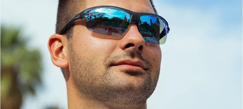 Tifosi Optics Rivet Eyewear in Satin Vapor Clarion Blue Fototec-2