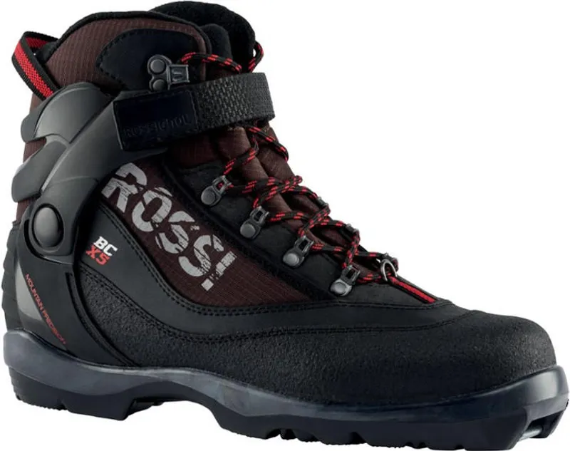 Rossignol BC X5 Backcountry Nordic Ski Boots in Black and Red