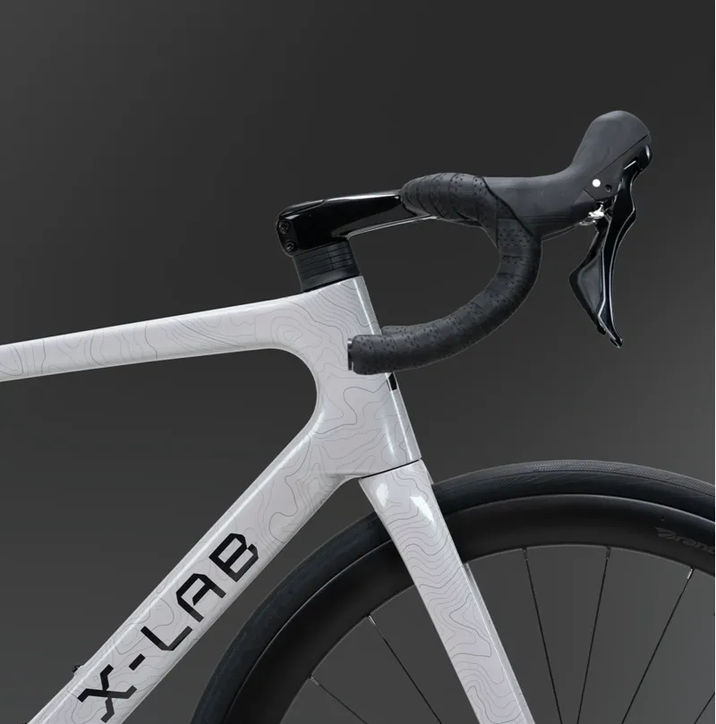 XLAB RS7 Shimano 105 Mechanical Road Bike in Angel Wing White-1