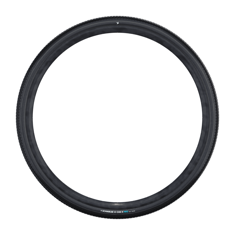 Schwalbe G-One R Pro V-Guard Addix Race Tire 700x55 in Black-1