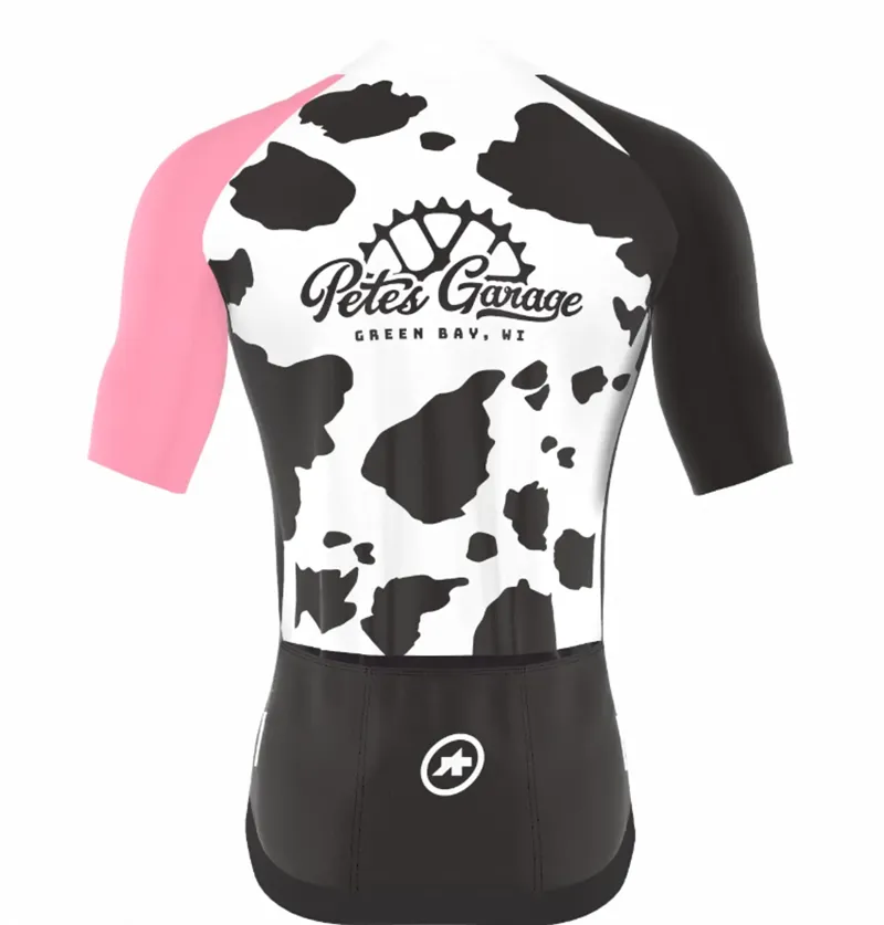 Assos X Pete's Custom Women's GT Summer C2 EVO  Jersey in Race Cow-1
