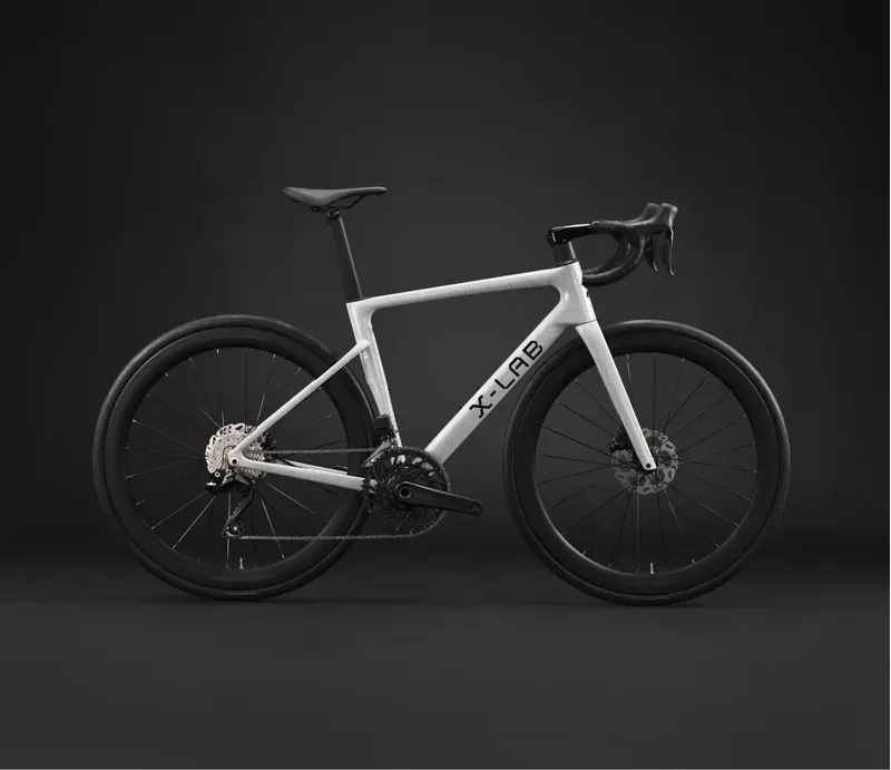 Xlab RS7 Shimano 105 Di2 Road Bike in Angel Wing White
