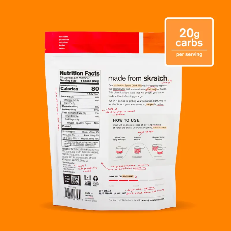 Skratch Labs Hydration Sport Drink Mix Passion Fruit/Orange/Guava-1