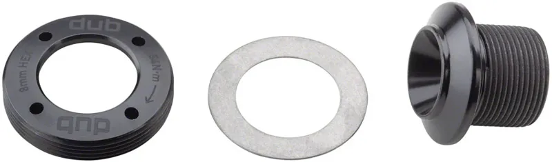 SRAM DUB Crank Arm Bolt Kit M18/M30 Self-Extracting in Black Stealth