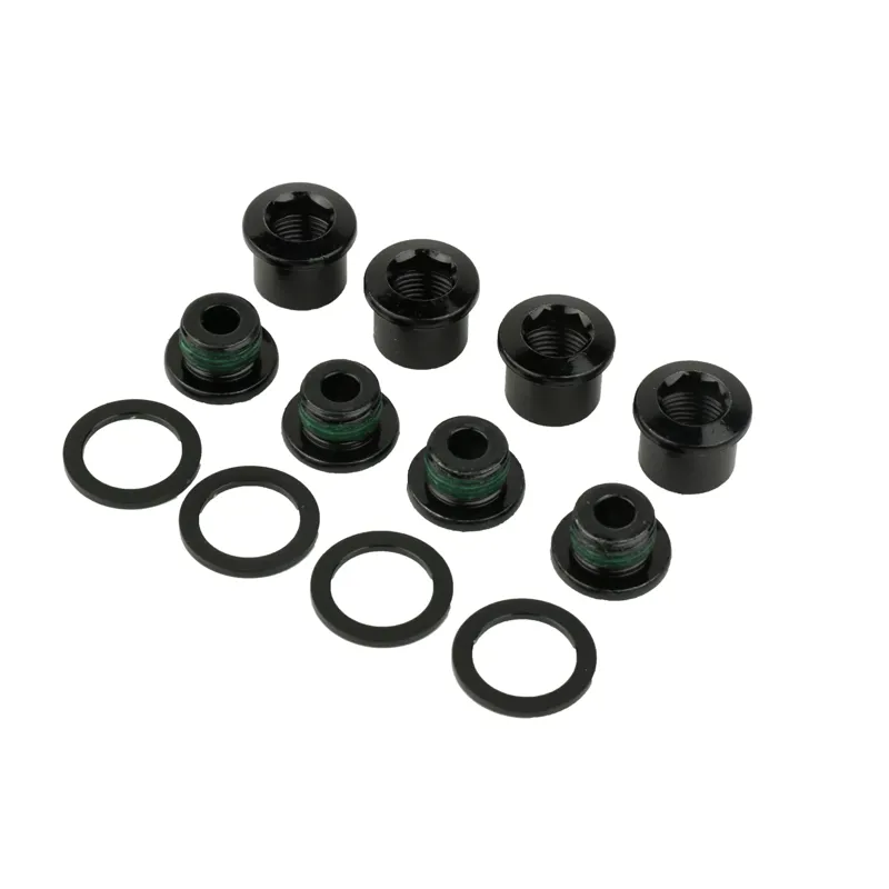 SRAM Eagle E-MTB Steel Chainring Bolt Kit 4 Bolts and Nuts in Black