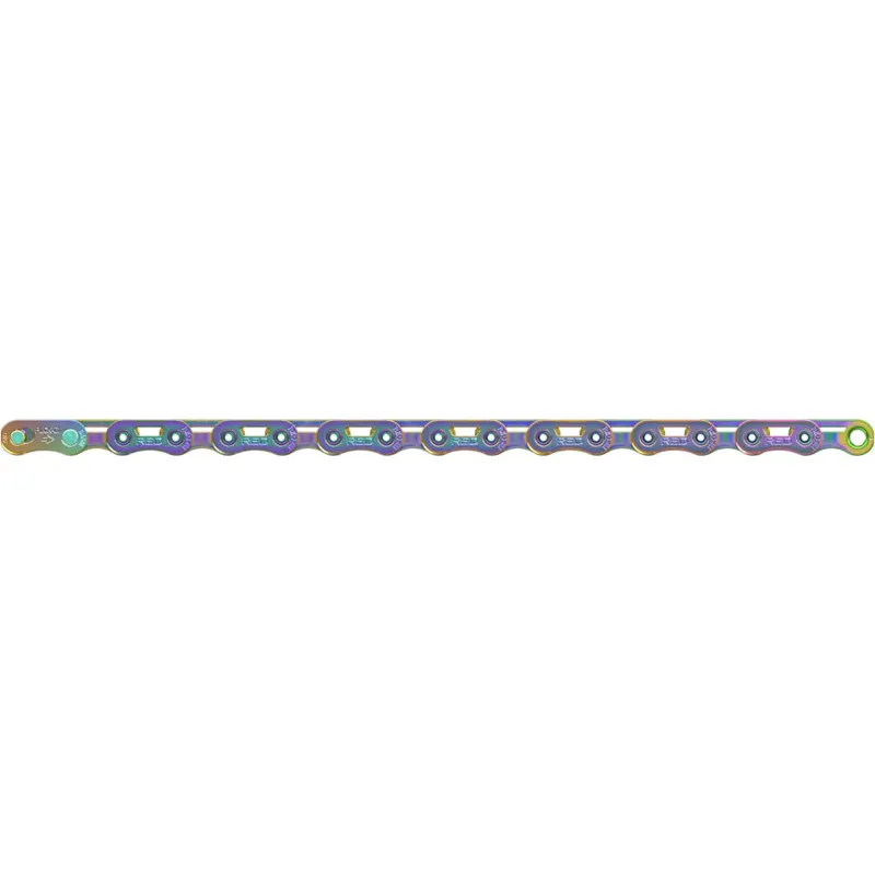 Sram Red Chain  Flattop 126Links Rainbow w/ PowerLock