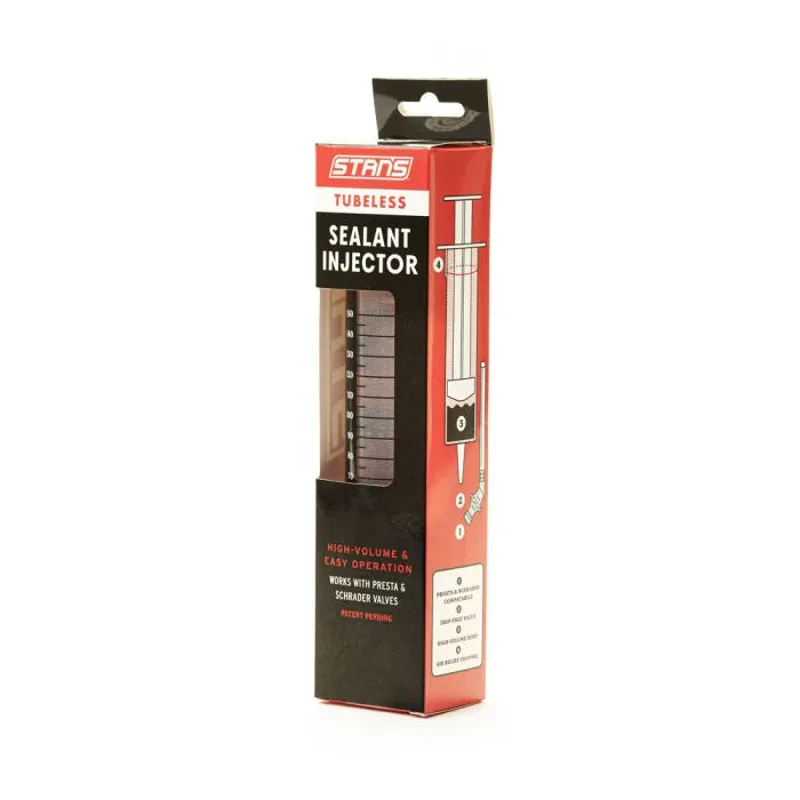 Stan's No Tubes Tire Sealant Injector Syringe Presta Schrader-1